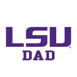  LOUISIANA STATE UNIVERSITY DAD clear vinyl decal car truck 