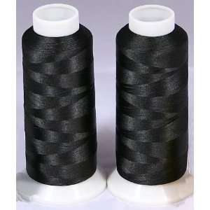   cones of Black Bobbin Thread   5000 Mts Each Arts, Crafts & Sewing