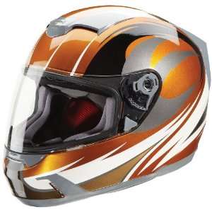  Z1R Venom Sabre Motorcycle Helmet   Trophy (Copper   White 