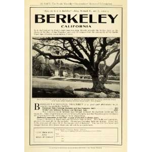 1912 Ad Berkeley California Chamber Commerce Real Estate 