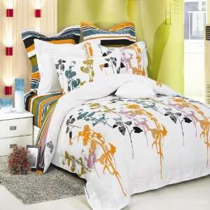 North Home Aster 4 Piece Duvet Cover Set, Queen