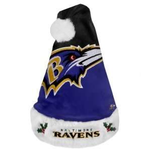    Baltimore Ravens NFL Color Block Santa Hat: Sports & Outdoors