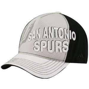   Spurs Youth Gray Black Color Block Adjustable Hat