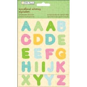  Woodland Whimsy Chipboard Alphabet Arts, Crafts & Sewing