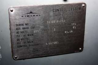 Cincinnati Universal Milling Machine Cinova 80 205 12  