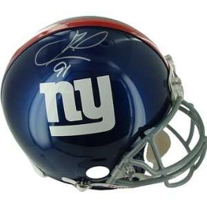 Justin Tuck Autographed NY Giants Authentic Full Size Helmet