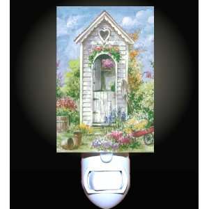  Flower Outhouse Decorative Night Light