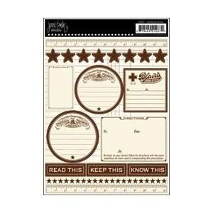   Matte Cardstock Stickers   Apothecary   Brown Arts, Crafts & Sewing