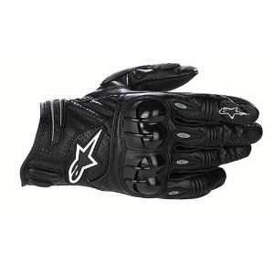  Alpinestars Octane S Moto Leather Gloves   Black Small 