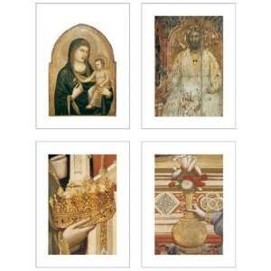 Early Renaissance Art Set of 4 Prints    Print 