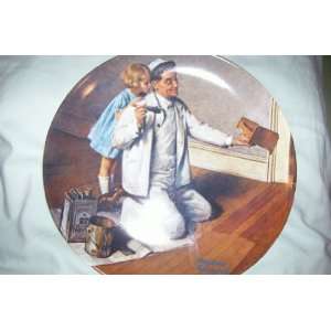 Norman Rockwell Collector Plate   The Painter   1983 Heritage Series