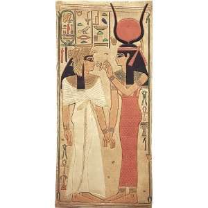  Isis and Queen Nefertari from Luxor Wall Egyptian Relief 