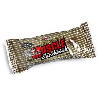 Costas Foods Muscle Sandwich Bars, Peanut Butter Cup, 2 ounce bars, 12 