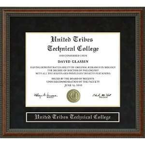 United Tribes Technical College (UTTC) Diploma Frame:  