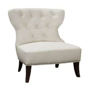  Diamond Sofa ZOEYW Zoey Leather Tufted Accent Chair in 