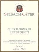 Selbach Oster Zeltinger Sonnenuhr Riesling Kabinett 2008 