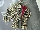   Fashion cute Elegant Retro Gold Elephant Pendant Long Necklace