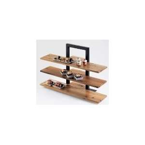  Cal Mil 1449 99   Reclaimed Wood Frame Riser Shelf For 