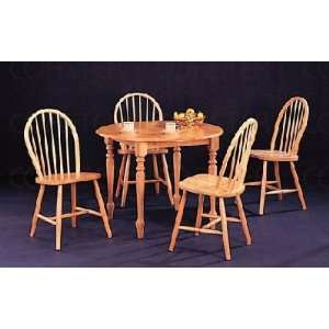  Legs Solid Wood Dining Table Round Coaster Dining Room Sets Furniture