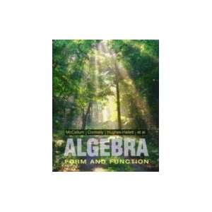  Algebra Form and Function Books