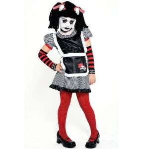  Gothic Rag Doll Costume Child Small 4 6: Toys & Games