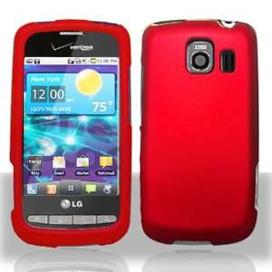  iNcido Brand Cell Phone Rubber Feel Red Protective Case Faceplate 