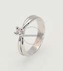 Damiani 18K White Gold & Diamond Engagement Ring   Very Feminine