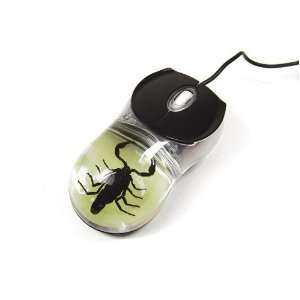   CM02 Real Bug Computer Mouse Glow in the Dark Scorpion: Electronics