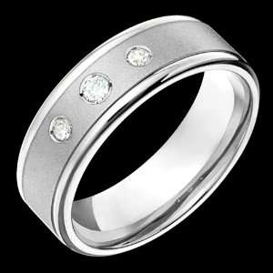  Irene   Exquisite White Gold Ring Wedding Band   Comfort 