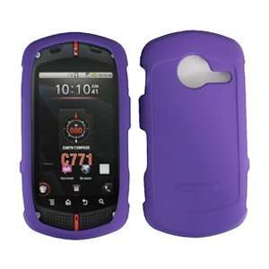  For Verizon Casio Gzone C771 Accessory   Purple Hard Case 