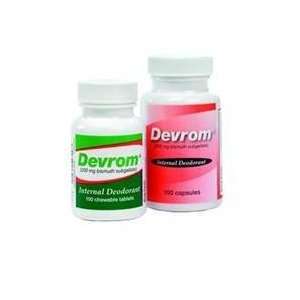 Parthenon Devrom ® Internal Deodorant   Box of 100 Capsules   Each 