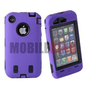   Cover on Black Rugged Inner Hard Shell for Apple iPhone 3G / 3GS in