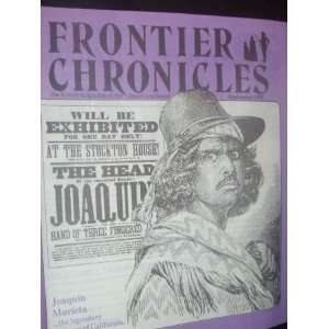  Frontier Chronicles Magazine (September, 1991) staff 