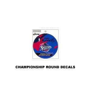 Express Detroit Pistons 2004 NBA Champions Round Decal  