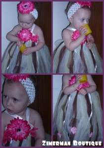 Baby/Toddler Girl Long Tutu Dress for birthday/wedding  
