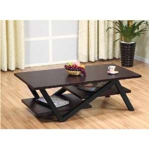  Enitial Lab 10376CT BLK Caleb Coffee Table in Matte Black 