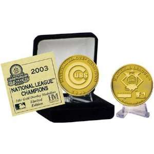  Chicago Cubs 2003 National League Champions 24KT Gold Coin 
