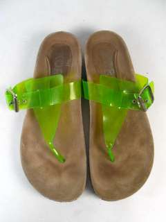 MICHAEL KORS Strappy Neon Flip Flop Sandal Slides  