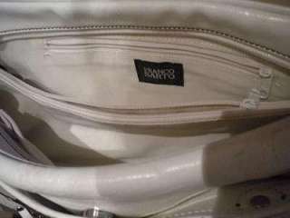 FRANCO SARTO White Leather PURSE HANDBAG ~ Very Nice  