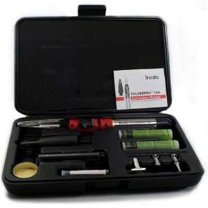   SOLDERPRO 150 Cordless Refillable Butane Soldering Iron and Torch Kit
