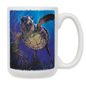  Turtle 15 Oz. Ceramic Coffee Mug: Kitchen & Dining
