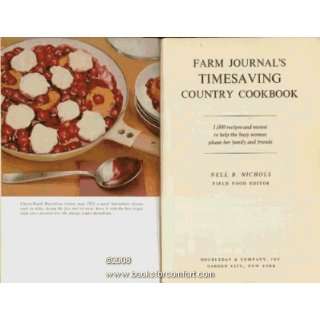  Farm Journals Timesaving Country Cookbook nell nichols 