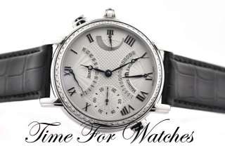 Maurice Lacroix GMT Masterpiece Diamond Leather Watch  
