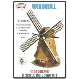  Motorized Windmill Building Kit N Scale Model Power Toys 
