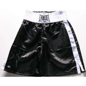 Manny Pacquiao Autographed Trunks   Autographed Boxing Robes and 