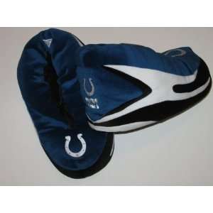  INDIANAPOLIS COLTS Cleat Style PLUSH SLIPPERS with Team 