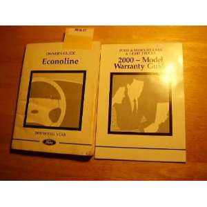  2000 Ford Econoline Owners Manual: Ford: Books