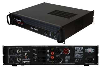 DJ PRO AUDIO SYSTEM (2) BEHRINGER VS1220 SPEAKERS, GEMINI XGA 2000 AMP 
