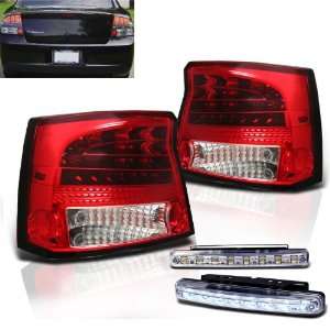 Eautolights 2009 2010 Dodge Charger Red Clear LED Tail Lights Brand 