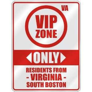   FROM SOUTH BOSTON  PARKING SIGN USA CITY VIRGINIA